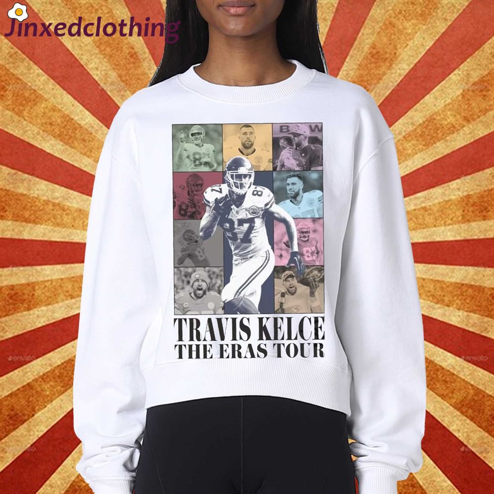 Vintage Travis Kelce Tshirt Football Fan Gift T Shirt America Football Sweatshirt 